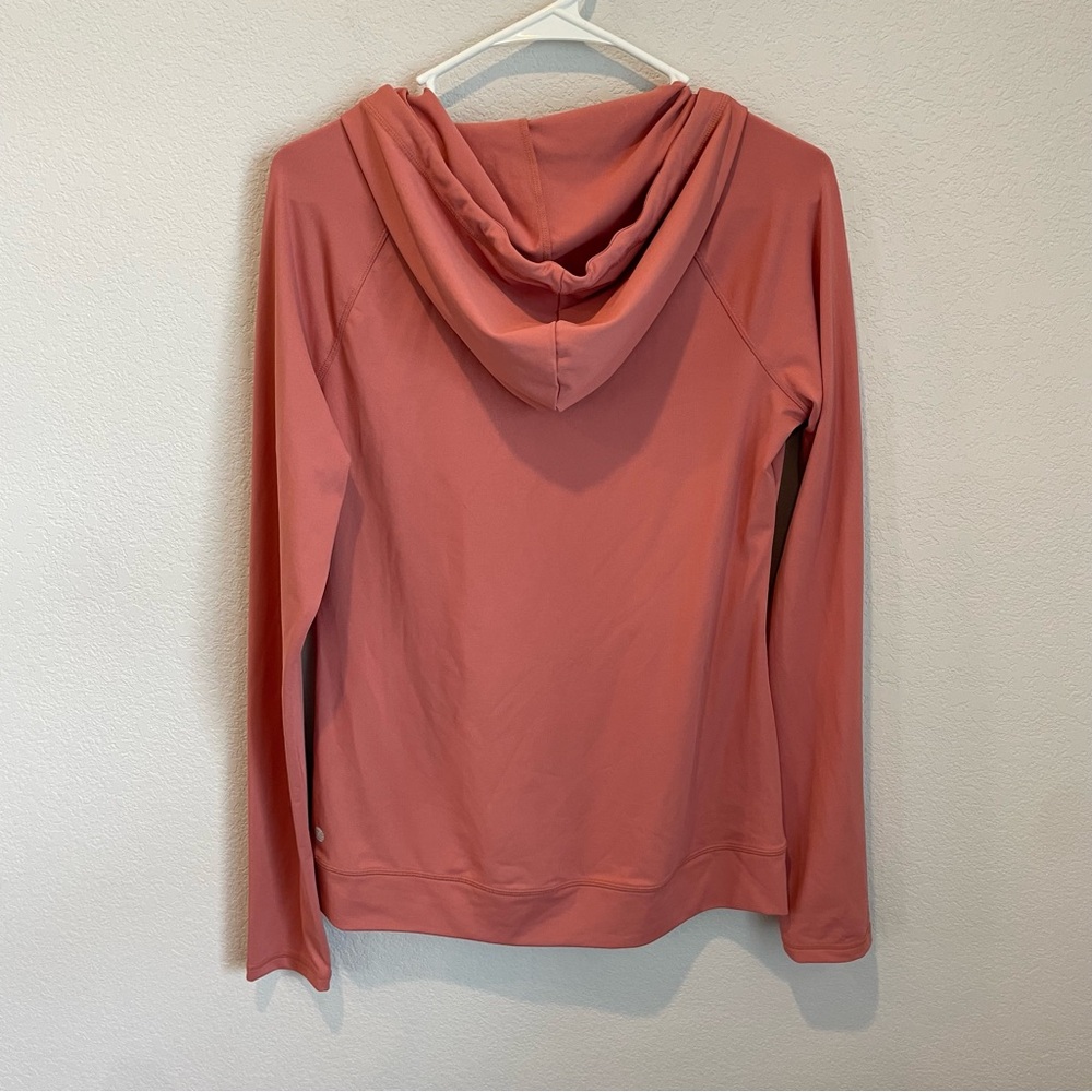 Zella Coral Mesh Athleisure Pullover Hoodie Long Sleeve Activewear Top S - Picture 8 of 10